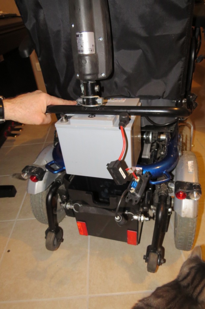 Fauteuil roulant Bora - batterie